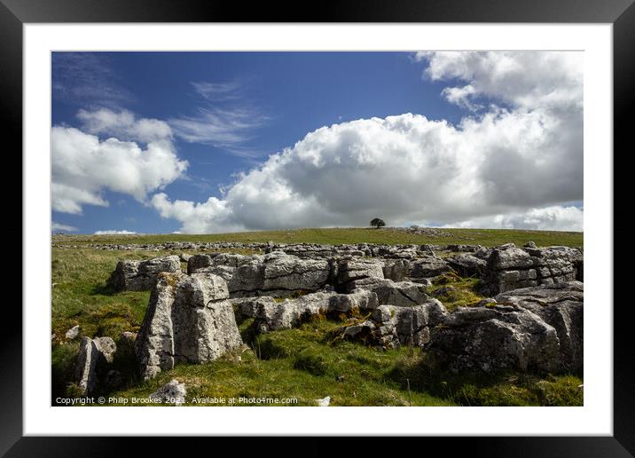 Great Asby Scar Framed Mounted Print by Philip Brookes