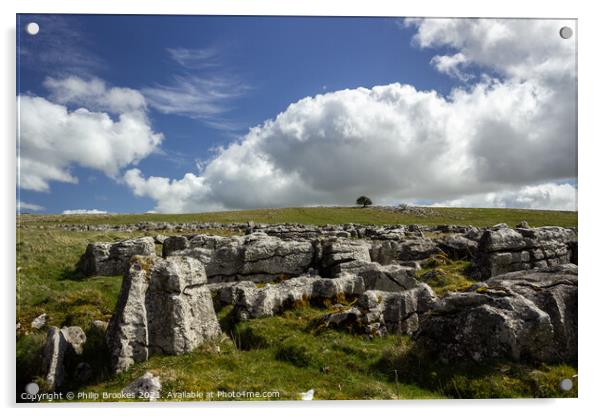 Great Asby Scar Acrylic by Philip Brookes
