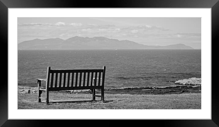 I can see Arran from `ere Framed Mounted Print by Allan Durward Photography