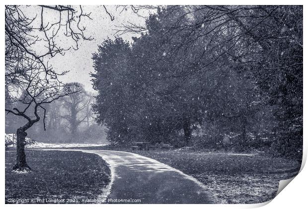 Winter is here Print by Phil Longfoot