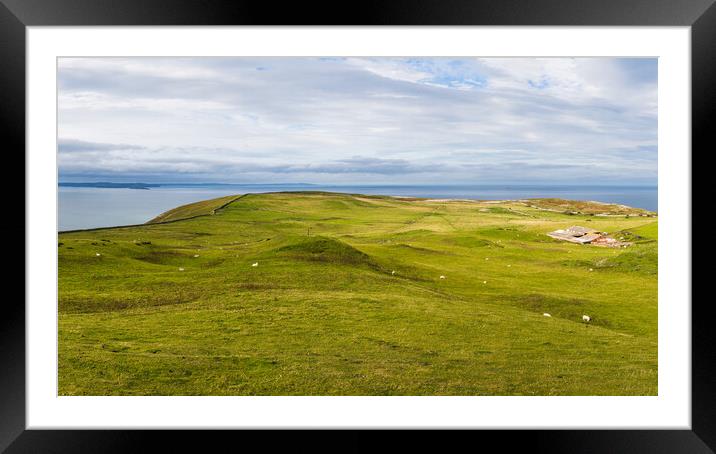 Great Orme peak panorama Framed Mounted Print by Jason Wells
