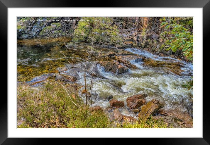 The Enchanting Flow: River Nevis, Scotland Framed Mounted Print by Gilbert Hurree