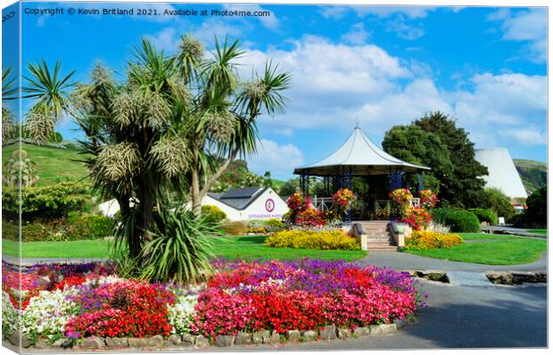 Jubilee gardens ilfracombe Canvas Print by Kevin Britland