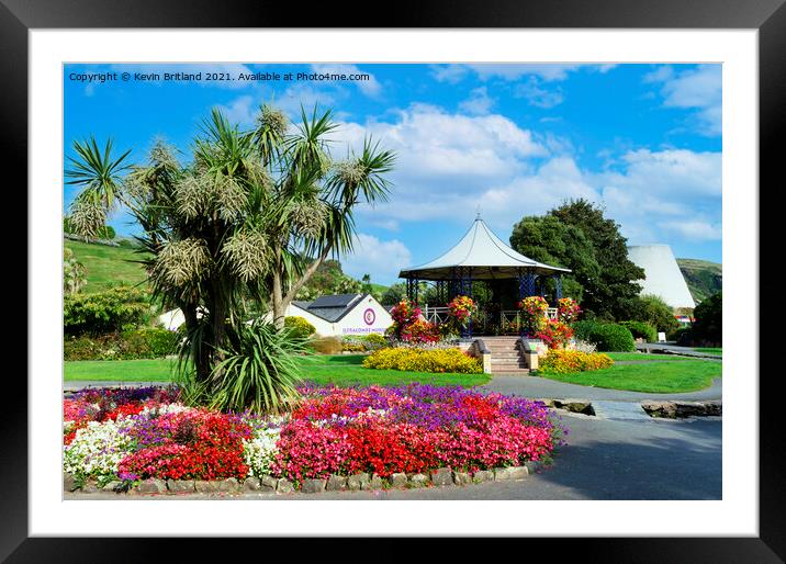 Jubilee gardens ilfracombe Framed Mounted Print by Kevin Britland