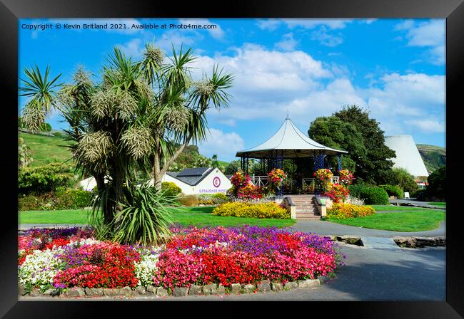 Jubilee gardens ilfracombe Framed Print by Kevin Britland
