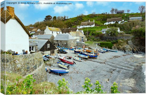 Cadgwith cove cornwall Canvas Print by Kevin Britland