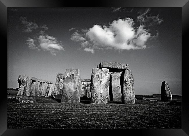 Stonehenge. Framed Print by Kleve 