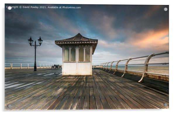 Dawn on Cromer Pier Acrylic by David Powley