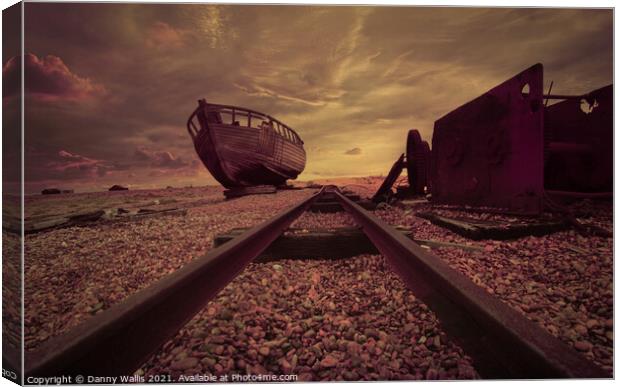Dungeness Wreck Canvas Print by Danny Wallis