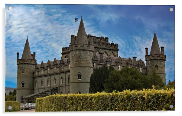Inverary Castle (2) Acrylic by Geoff Storey