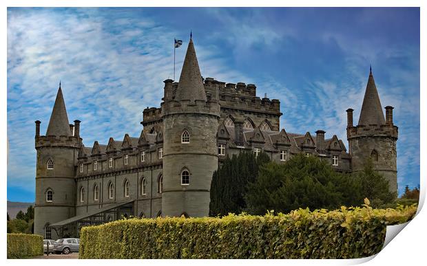 Inverary Castle (2) Print by Geoff Storey