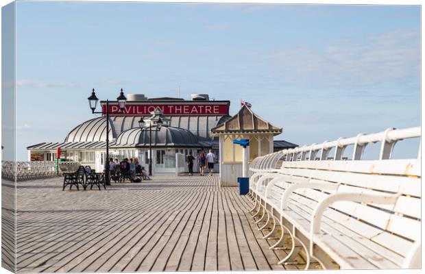 Cromer Pier empties out Canvas Print by Jason Wells