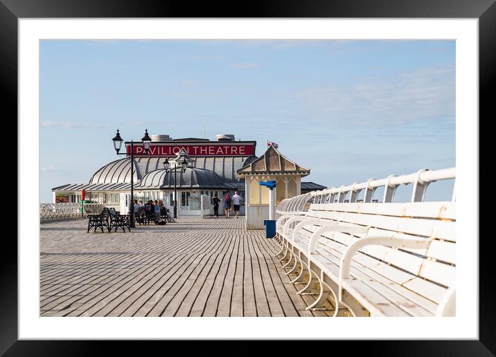 Cromer Pier empties out Framed Mounted Print by Jason Wells
