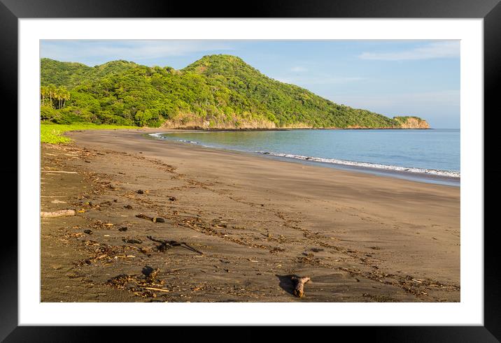 Deserted Playa Matapalo Framed Mounted Print by Jason Wells