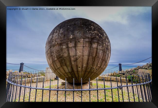 The Great Globe Framed Print by Stuart C Clarke