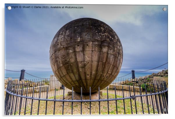 The Great Globe Acrylic by Stuart C Clarke