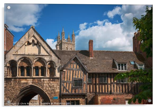  St Marys Gate, Gloucester Acrylic by Chris Rose
