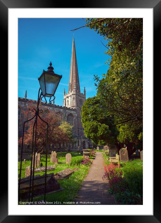 Tetbury church Framed Mounted Print by Chris Rose