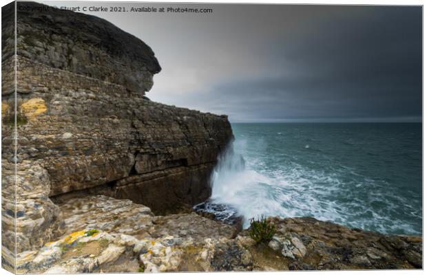 Tilly Whim Caves Canvas Print by Stuart C Clarke