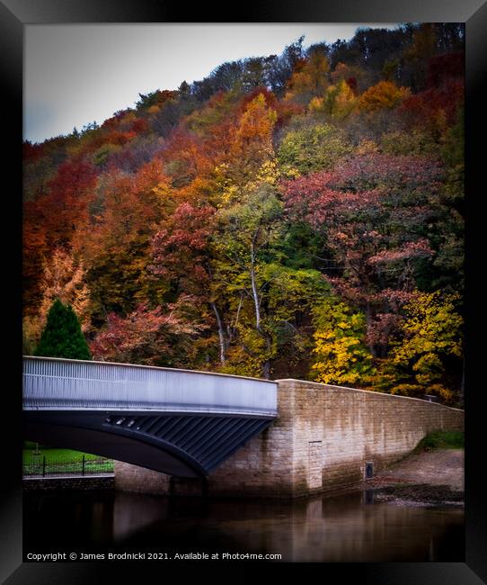 Pooley Bridge in Autumn Framed Print by James Brodnicki
