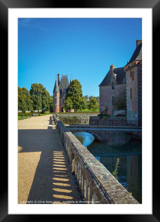 Chateau de Carrouges Framed Mounted Print by Chris Rose