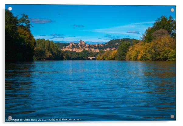 Dordogne River kayak trip Acrylic by Chris Rose