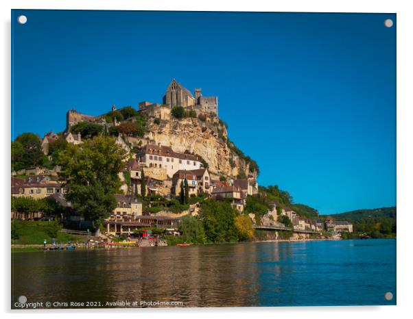 Dordogne River kayak trip Acrylic by Chris Rose