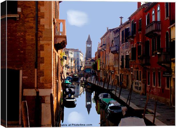 Venice Canvas Print by Henry Anderson