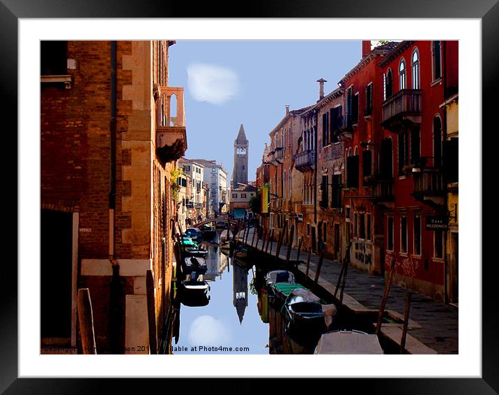 Venice Framed Mounted Print by Henry Anderson