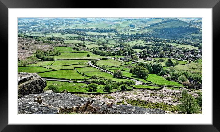 Winding Road Framed Mounted Print by Joyce Storey