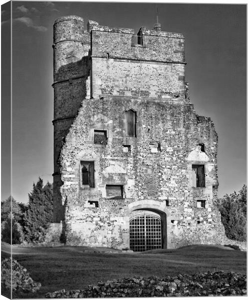 Donnington Castle near Newbury  Canvas Print by Joyce Storey