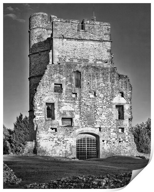 Donnington Castle near Newbury  Print by Joyce Storey