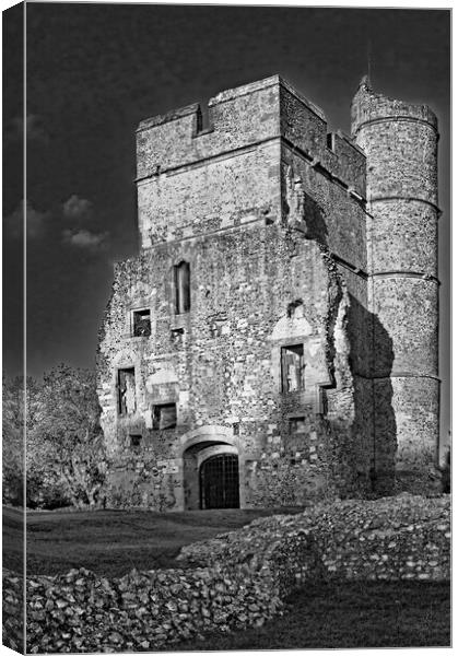 Medieval Ruined Castle Canvas Print by Joyce Storey