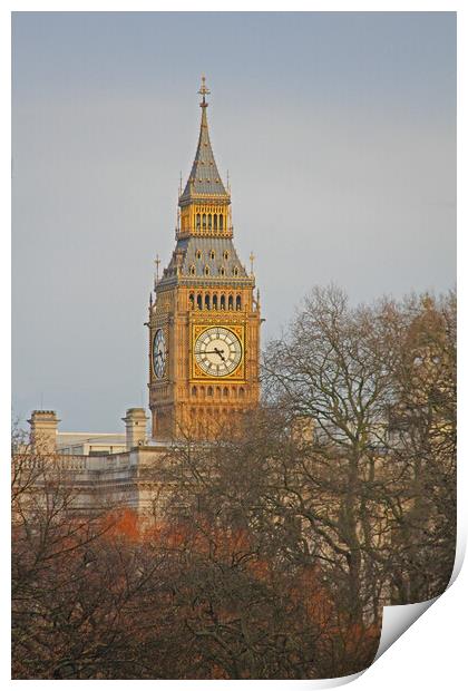 Big Ben Print by Amy Rogers