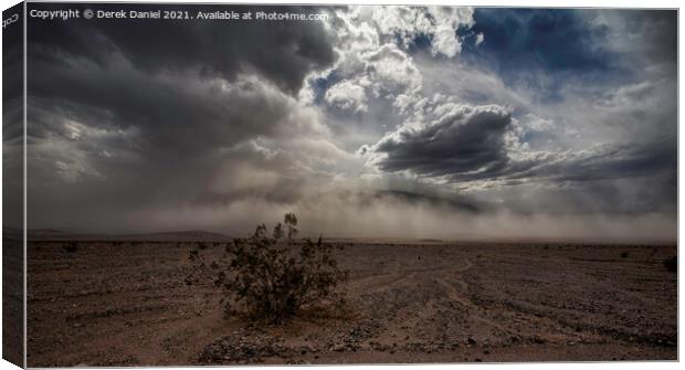 The Fury of Death Valley Canvas Print by Derek Daniel