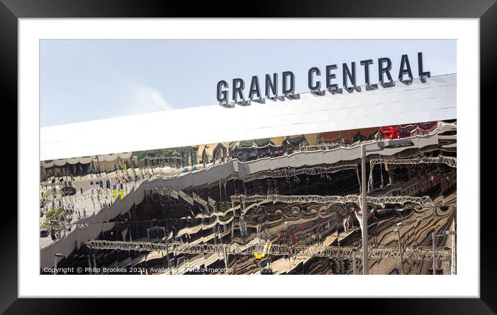 Grand Central Birmingham Framed Mounted Print by Philip Brookes