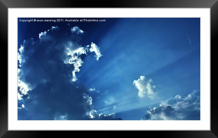 Heavens Above Framed Mounted Print by Sean Wareing