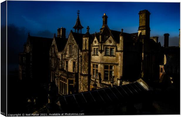 The Manor House Canvas Print by Neil Porter