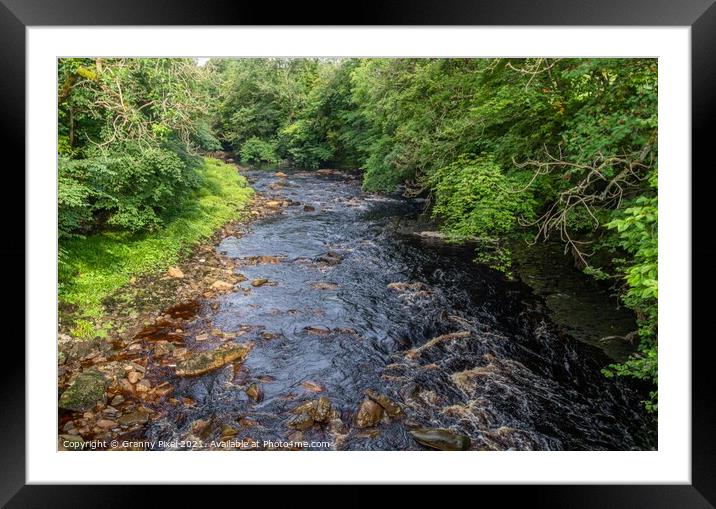 River Swale Framed Mounted Print by Margaret Ryan