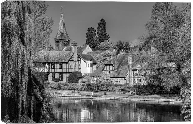 Whitchurch on Thames Canvas Print by Joyce Storey