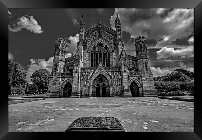 Hereford Cathedral Framed Print by Joyce Storey