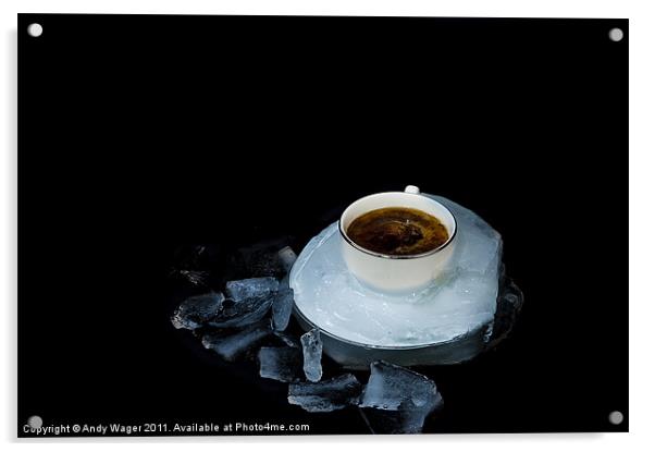 Iced Coffee Acrylic by Andy Wager