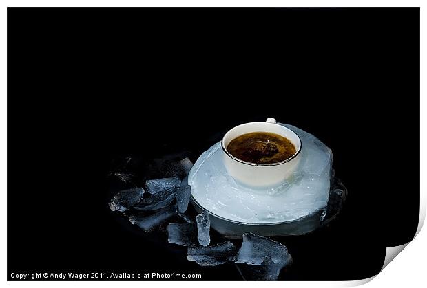 Iced Coffee Print by Andy Wager