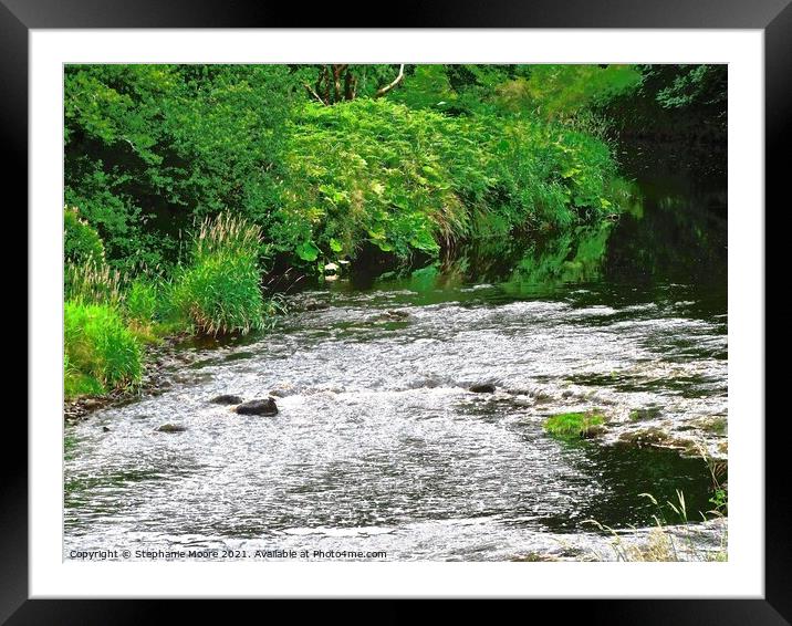 Colebrooke River, Colebrooke, Derry, Northern Ireland Framed Mounted Print by Stephanie Moore