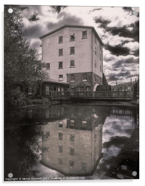 Crabble corn Mill Acrylic by James Eastwell
