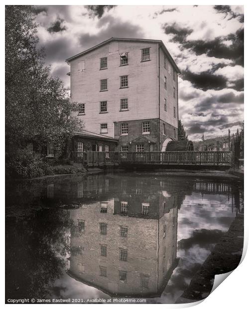 Crabble corn Mill Print by James Eastwell