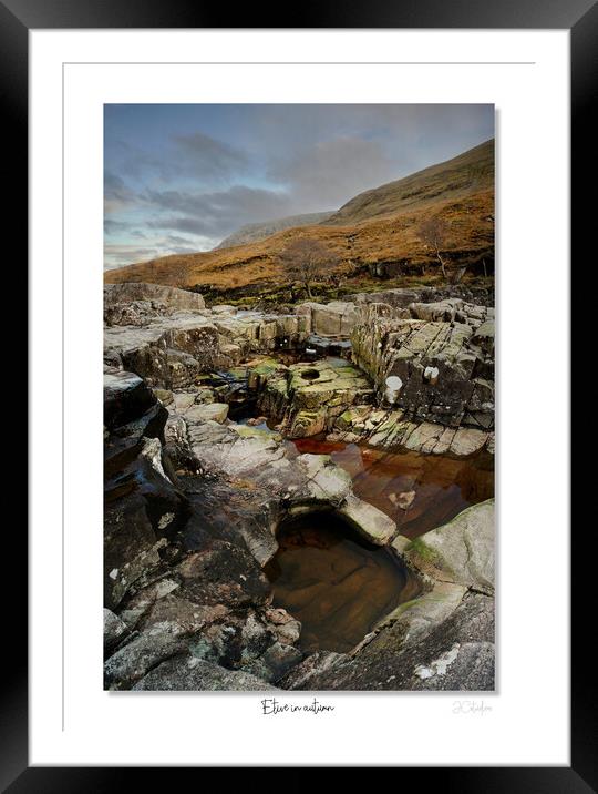 Etive in  autumn Framed Mounted Print by JC studios LRPS ARPS