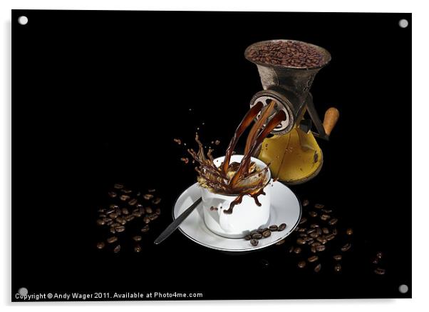 Fresh Coffee Acrylic by Andy Wager