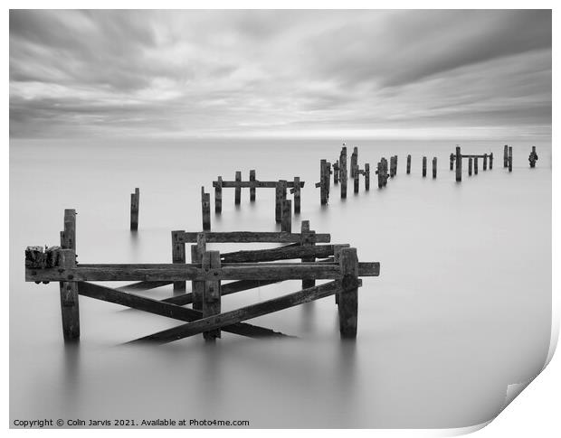 Swanage Pier Print by Colin Jarvis