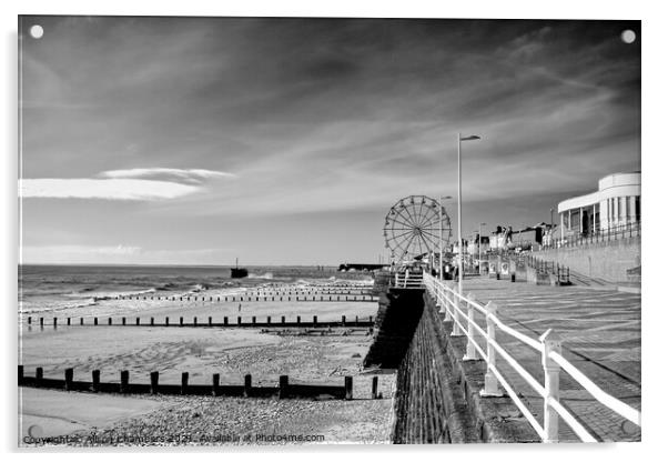 Bridlington Promenade Acrylic by Alison Chambers